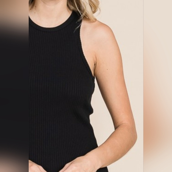 Culture Code Full Size Ribbed Round Neck Tank - Picture 3 of 4